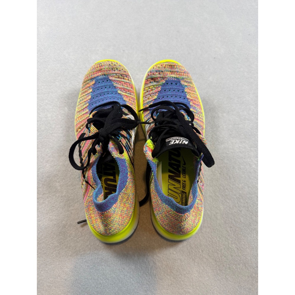 Nike Free RN Flyknit 2016 Women's  Multicolor Running Shoes 831070-102 Size 6
